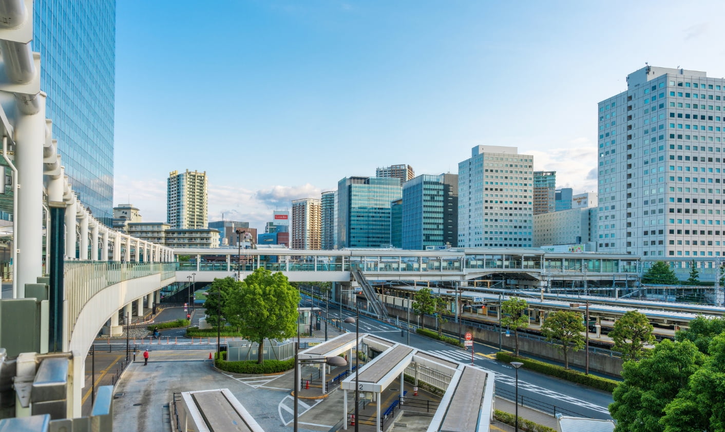 会話をする社員